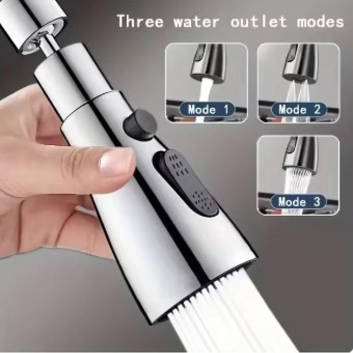 3 Fonksiyonlu Metalik Musluk Başlığı (5343)