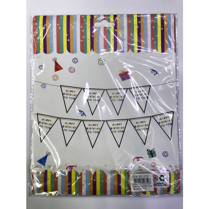 Happy Birthday To You Flama Bayrak Süs (5343)