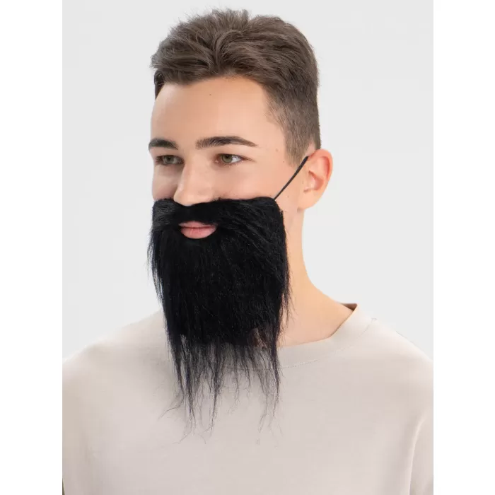 Siyah Renk Takma Sakal Bıyık Takımı (5343)