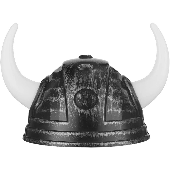 Viking Başlığı Asteriks Başlığı Gümüş Renk (5343)