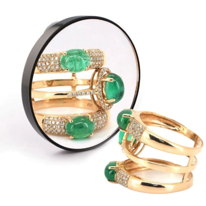 10x Büyüteçli Vantuzlu Pratik Kullanışlı Makyaj Lens Traş Aynası (5343)