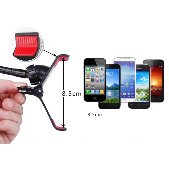 Akrobat Telefon Tutucu Oynar Başlıklı (SİYAH) (KUTULU) (5343)