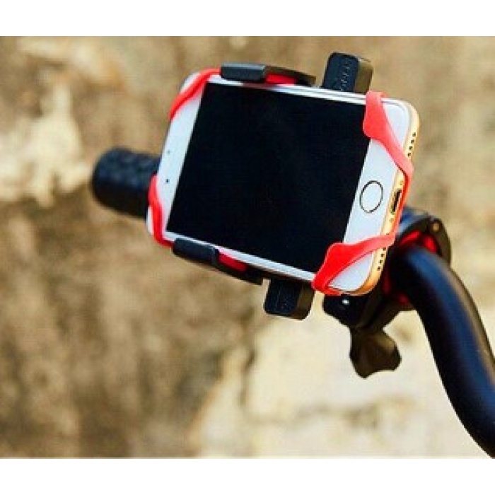 Lastik Destekli Standlı Bisiklet Telefon Tutucu (5343)
