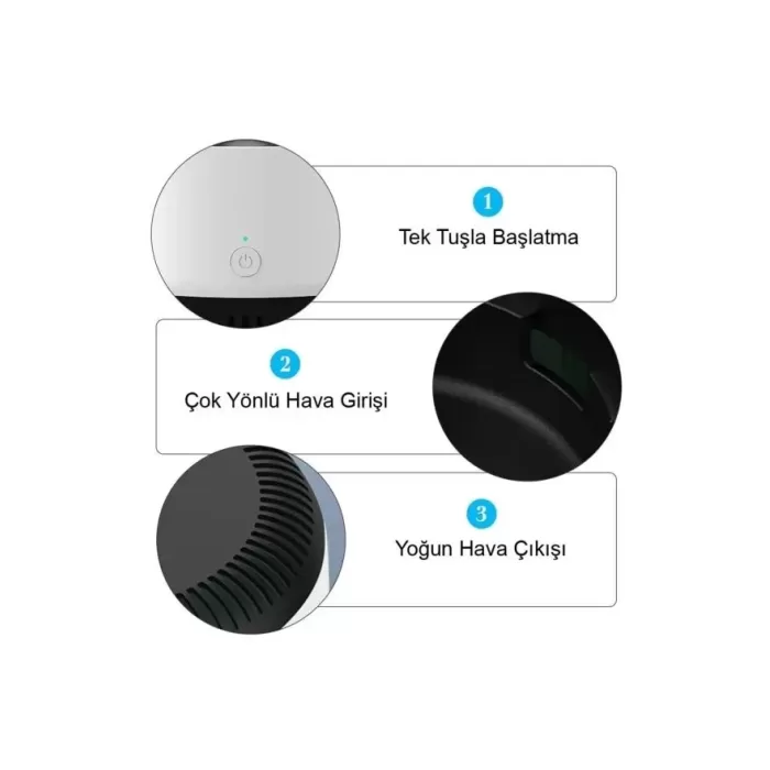 Hava Temizleyici Küllük HS-28 İç Mekan Ev Ofis Araba (5343)