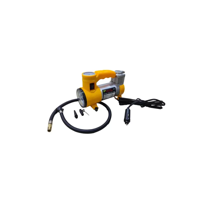 Elektrikli Araba Lastik Şişirme / 150 PSI - 12V / Taşınabilir Metal Hava Kompresörü (5343)