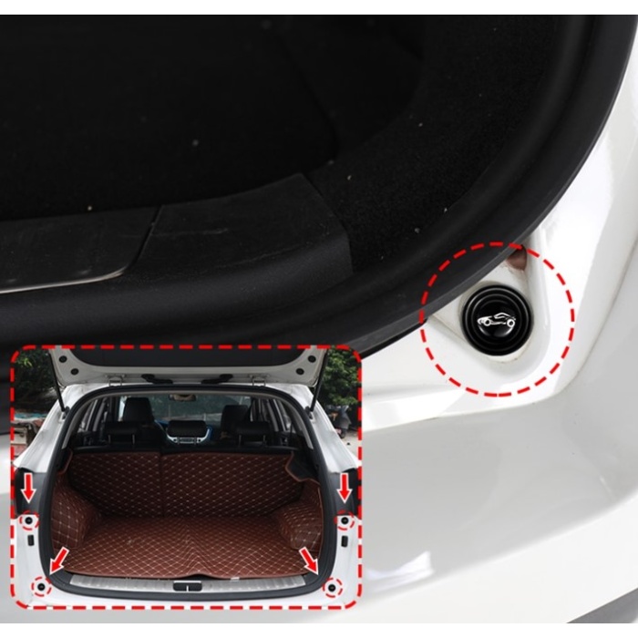 Araba Kapı Ses ve Darbe Emici Pad 10 Adet Siyah (5343)