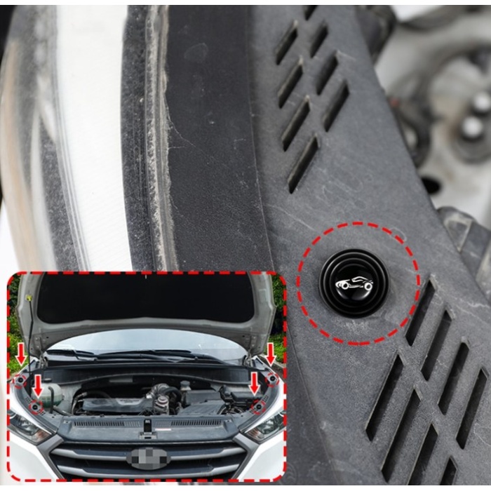 Araba Kapı Ses ve Darbe Emici Pad 10 Adet Siyah (5343)