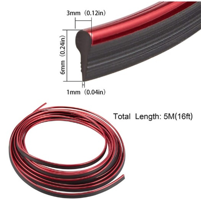 Araba Dekorasyon Şeridi 5 Metre Trim Şeridi (5343)