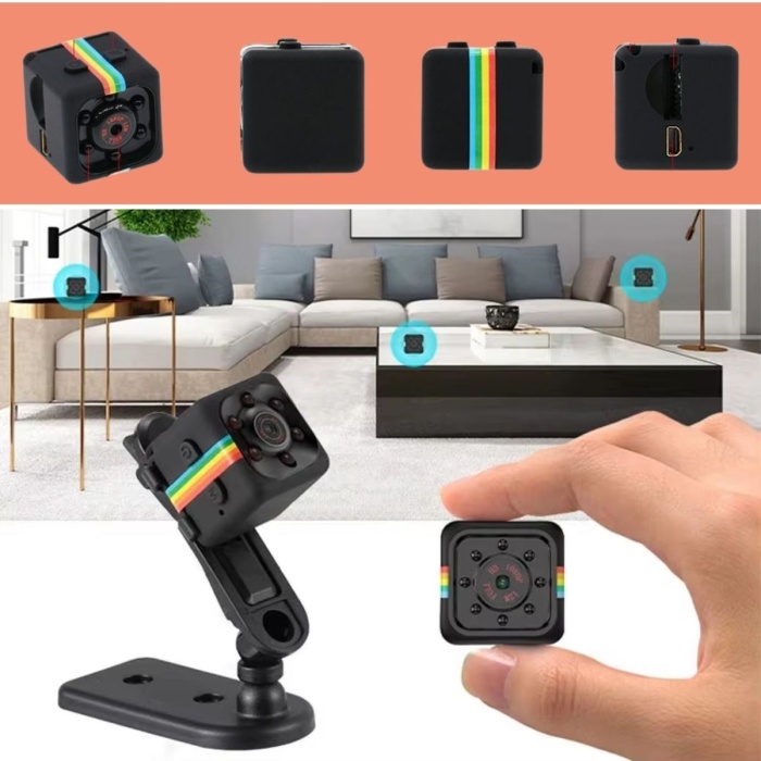 Mini Boy Küp Tipi Gece Görüşlü HD Kaliteli Güvenlik Kamerası (5343)