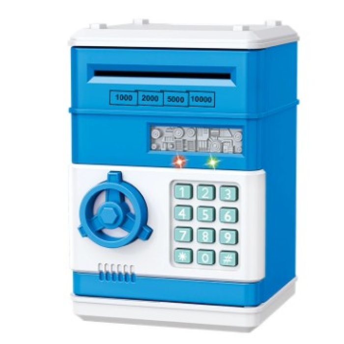 Elektronik Şifreli Kasa Otomatik Kağıt Para Alan ATM Kumbara (5343)