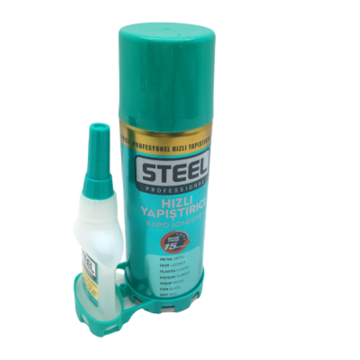 STEEL 200ML+20GR ORTA HIZLI YAPIŞTIRICI (5343)