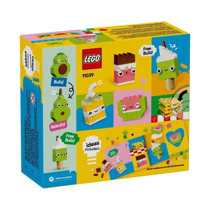 11039 Lego Classic Yaratıcı Yiyecek Arkadaşlar 150 parça +4 yaş