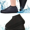Silikon Ayakkabı Kılıfı Kaymaz Su Kir Geçirmez   M Beden Siyah (5343)