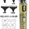 Dijital Göstergeli Saç Sakal Tıraş Makinesi - Sıfıra Yakın - IP-1949 (5343)