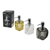TOMBUL KARE - 4-KALPLİ GÖVDE  ŞEFFAF - RENKLİ   AKRİLİK - MİKA KRİSTAL  SIVI SABUNLUK  220ML (5343)