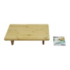 DİKDÖRTGEN AYAKLI  MİNİ SOFRA MODEL=32X21.5CM  BAMBU AHŞAP KESİM PANOSU (5343)