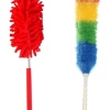 2 li Set Mikrofiber Teleskobik Toz Alma -Antistatik Toz Püskülü Duster (5343)