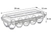 10 Bölmeli Kilitli Kapaklı Yumurtalık Saklama Kutusu YU110 (5343)