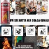 3 ADET YANGIN SÖNDÜRÜCÜ - YANGIN SAVAR SPREY 500ML + 500 ML + 500 ML  EV - OFİS - OTO ARAÇ   ATEŞ BOĞUCU KÖPÜK TABAKA OLUŞTURUR (5343)