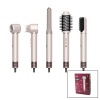 ROSE GOLD AİR BRUSH 5İN1=BUKLE-HACİMLE-DÜZLEŞTİR-2-FIRÇA SAÇ KURUTMA - ŞEKİL MAKİNESİ 1300W3-KDM.HIZ - DERECE SHD-1729 (5343)
