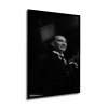 Çerçeve Görünümlü Dekoratif Ahşap Kare Atatürk Tablosu Ev/Ofis/İşyeri/Salon/Mutfak/Banyo Tablo