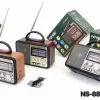 NNS NS-8897 Orta Boy Retro, Nostaljik, Ahşap Tasarım Radyo (5343)