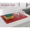 Silikon Bulaşık Kurulama Matı 30*40 cm Gıdaya Uygun Uzun Ömürlü (5343)