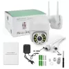 Full Hd 1080P IP66 Wifi Akıllı Haraket Sensörlü Takip 4x Zoom Su Geçirmez Ip Kamera (5343)