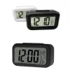 Masaüstü Saat Takvim Termometre Beyaz Siyah (5343)