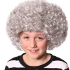 Gri Renk Kabarık Bonus Peruk Afro Takma Saç (5343)