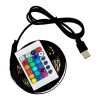 2 Metre Kumandalı USB LED Şerit Işık – Renk Ayarlı Dekoratif Ortam ve Ambiyans Aydınlatması (5343)