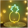 Dekoratif Ananaslı Neon Led Masa Ve Gece Lambası Hediyelik Lamba (5343)