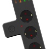 Termal Akım Korumalı 3 Adet Soket,3 Adet USB ve 1 Adet Type-C Girişli 20w Priz Model 3397 (5343)