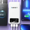 Enerx ENR-P20DC 20000 mAh 2.1 Amper Dahili Kablolu Powerbank Siyah (5343)