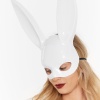 Beyaz Renk Ekstra Lüks Uzun Kulaklı Tavşan Maskesi 35x16 cm (5343)