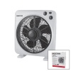 12 İNÇ  KUTU FAN  VANTİLATÖR  3 KADEME HIZ   5 PLASTİK KANAT  40W   60DK.ZAMAN AYARLI  MTR-F620 (5343)