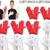 Çocuk Gösteri Eldiven Seti – 5 Çift Beyaz &amp;amp;amp; 5 Çift Kırmızı (5343)