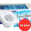 Hijyenik Tek Kullanımlık Klozet Kapağı Poşeti 50 Adet KUTULU (5343)