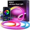 Neon LED Esnek Aydınlatma - RGB MAGIC SMART - 5 Metre Paket IP67 - Uzaktan Kumanda + Uygulama (5343)