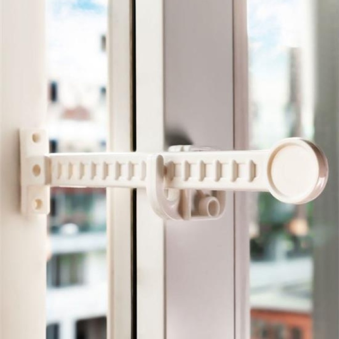 Bebek Çocuk Evcil Hayvan Güvenlik Ayarlanabilir Koruyucu Pencere Havalandırma Kilidi (5343)