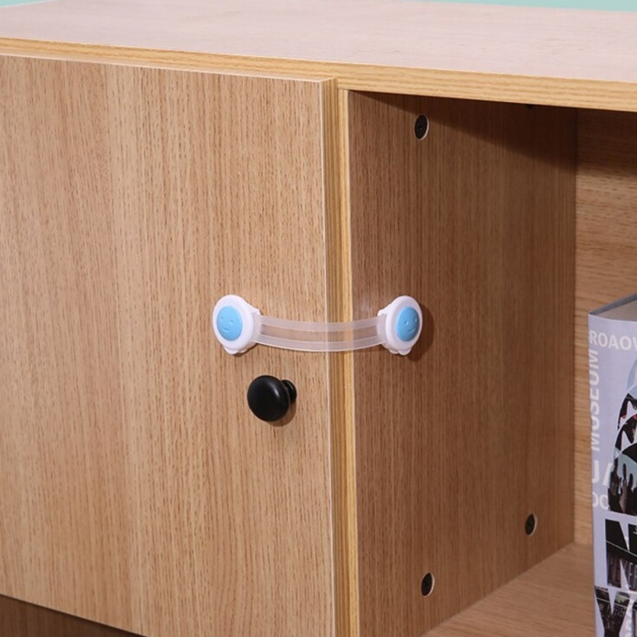Bebek ve Çocuklar İçin Dolap Çekmece Emniyet Güvenlik Kilidi (5343)