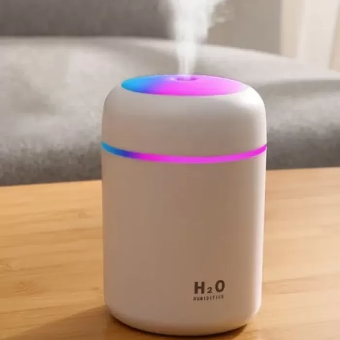 H2O LED Işıklı Mini Oda Hava Nemlendirici (5343)