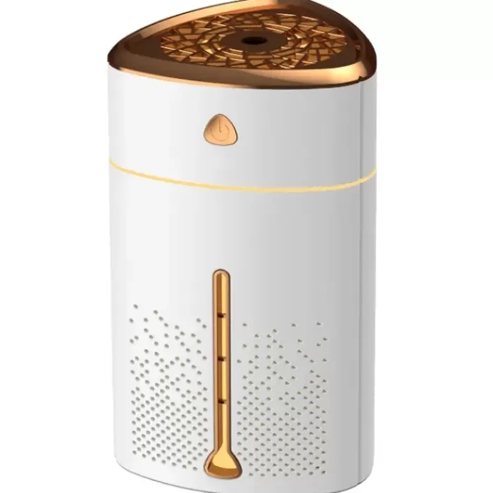 1000 ML Ultrasonik Hava Nemlendirici Işıklı Buhar Makinesi Ve Aroma Difüzörü (5343)