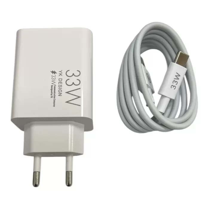 Usb Type-c 33W Şarj Aleti YK-SR68 (5343)