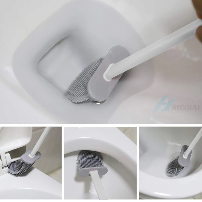 Hijyenik Klozet Temizleme Silikonu Esnek Fırça (5343)