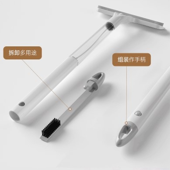 4 in 1 Spreyli Çek Çekli Camsil ve Fırça Aparatı (5343)