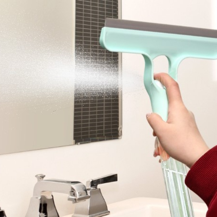 4 in 1 Spreyli Çek Çekli Camsil ve Fırça Aparatı (5343)