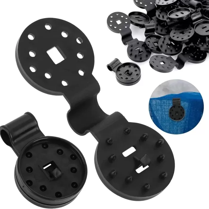 Gölgelik File Klipsi 100 Adet Gölgelik İp Geçirme Aparatı (5343)