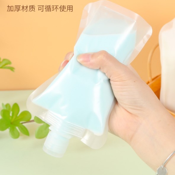 3 Adet 100ml Krem Şampuan Kabı Tekrar Kullanılabilir Set (5343)