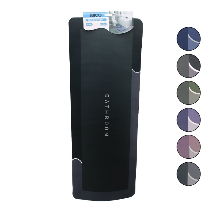 DİKDÖRTGEN - MAT RENKLER   38X98CM   SU EMİCİ - SİHİRLİ  BANYO PASPASI  ELASTİK (5343)